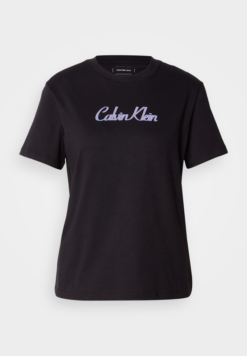 Calvin Klein Jeans T-shirt print zwart