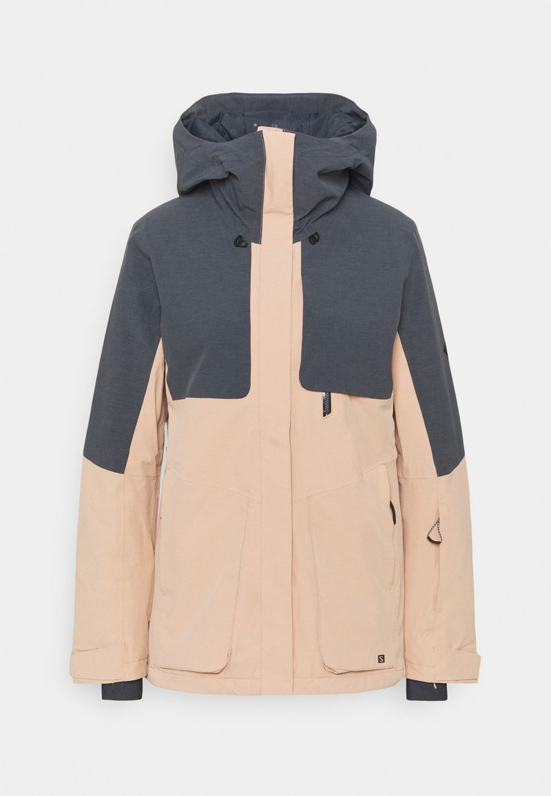 Damen Sportbekleidung | Salomon PROOF Skijacke ebony/sirocco/schwarz - WB97071 Damen Sportbekleidung | Salomon PROOF Skijacke ebony/sirocco/schwarz - WB97071