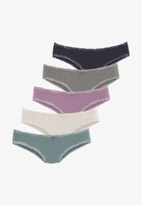 Ausgewählt, anthrazit meliert beige meliert flieder eukalyptus navy