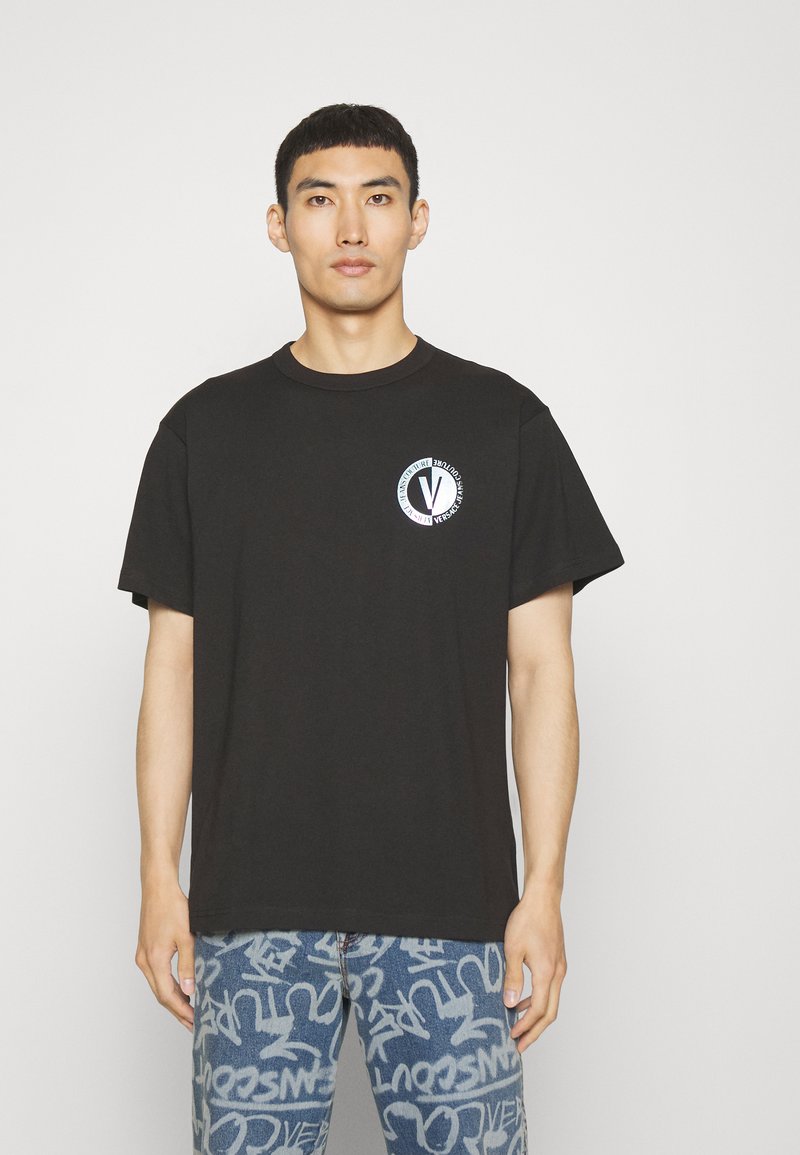 Versace Jeans Couture FOIL Tpaita black/musta Zalando.fi