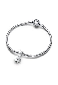 Pandora ROSE IN BLOOM DANGLE  - Talizman - silver coloured