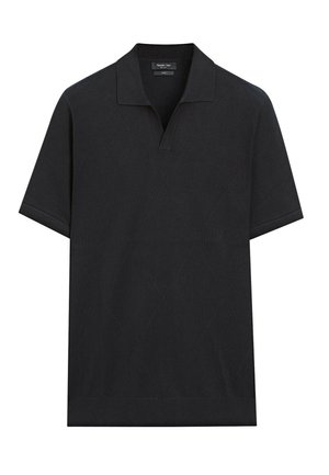 Massimo Dutti, Polo - mottled dark blue