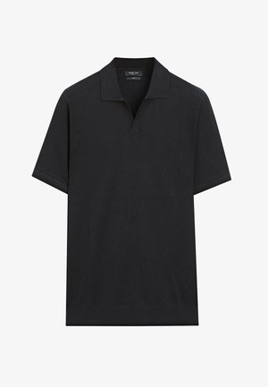 Massimo Dutti, Polo - mottled dark blue