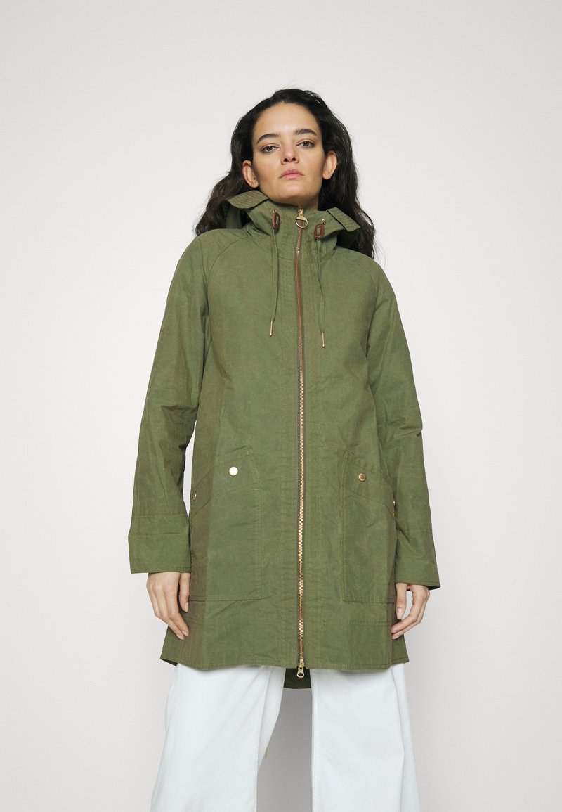 Barbour BARBOUR CLEVEDON SHOWERPROOF Parka army/ancient/green