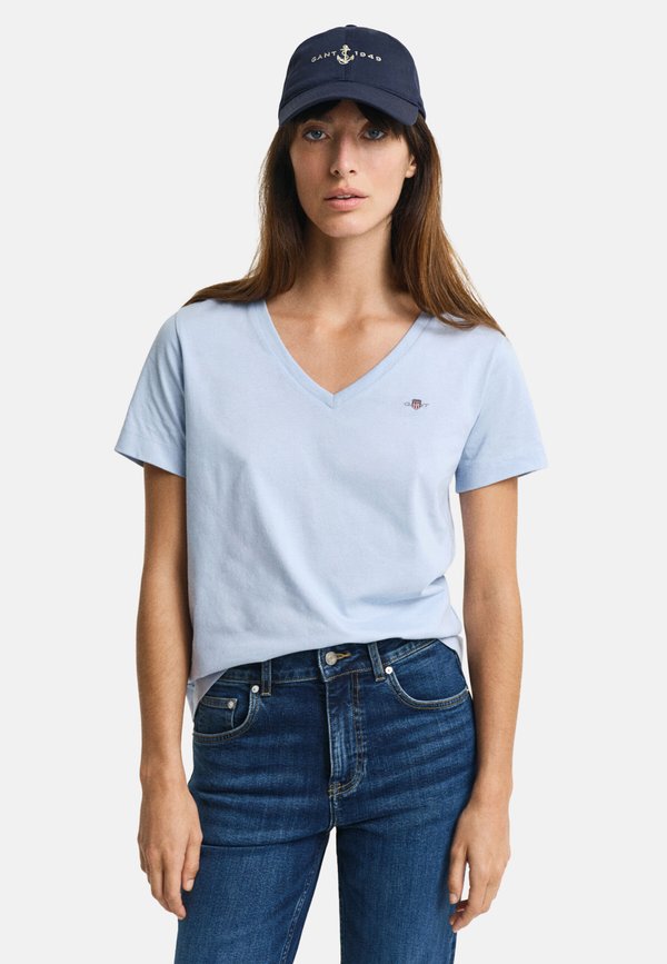 SHIELD V NECK - Basic T-shirt