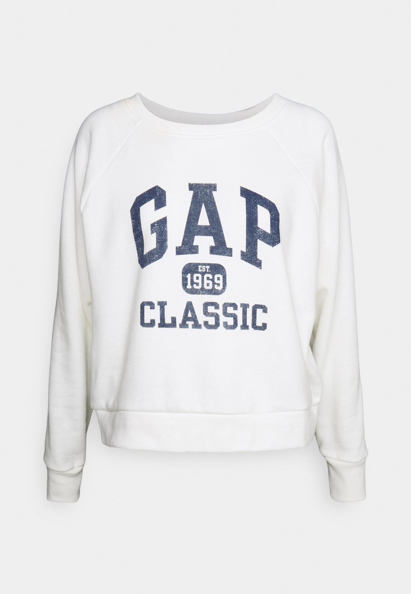 Damen Sweatshirts | GAP AMERICANA Sweatshirt new off white/light-blue denim - PI39154 Damen Sweatshirts | GAP AMERICANA Sweatshirt new off white/light-blue denim - PI39154