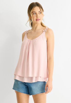 FLORAL STRAPS - Top - pink