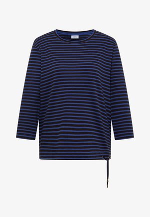 Cecil, 3/4-ARM SHIRT MIT RUNDHALS UND STREIFEN - Langarmshirt - deep river blue