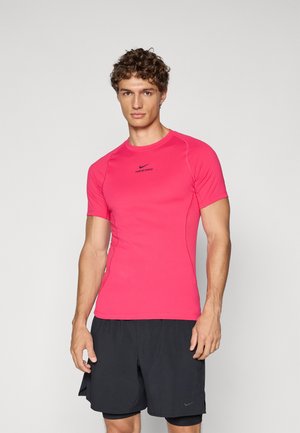 TOP - T-shirt de sport - rush pink/black