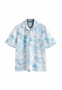 Next TEXTURED - Poloshirts - white blue