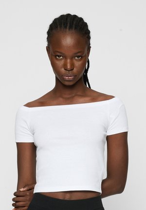 Urban Classics, OFF SHOULDER  TEE 2-PACK - Základné tričko - white white