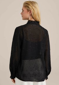 WE Fashion Gombos blúz - black