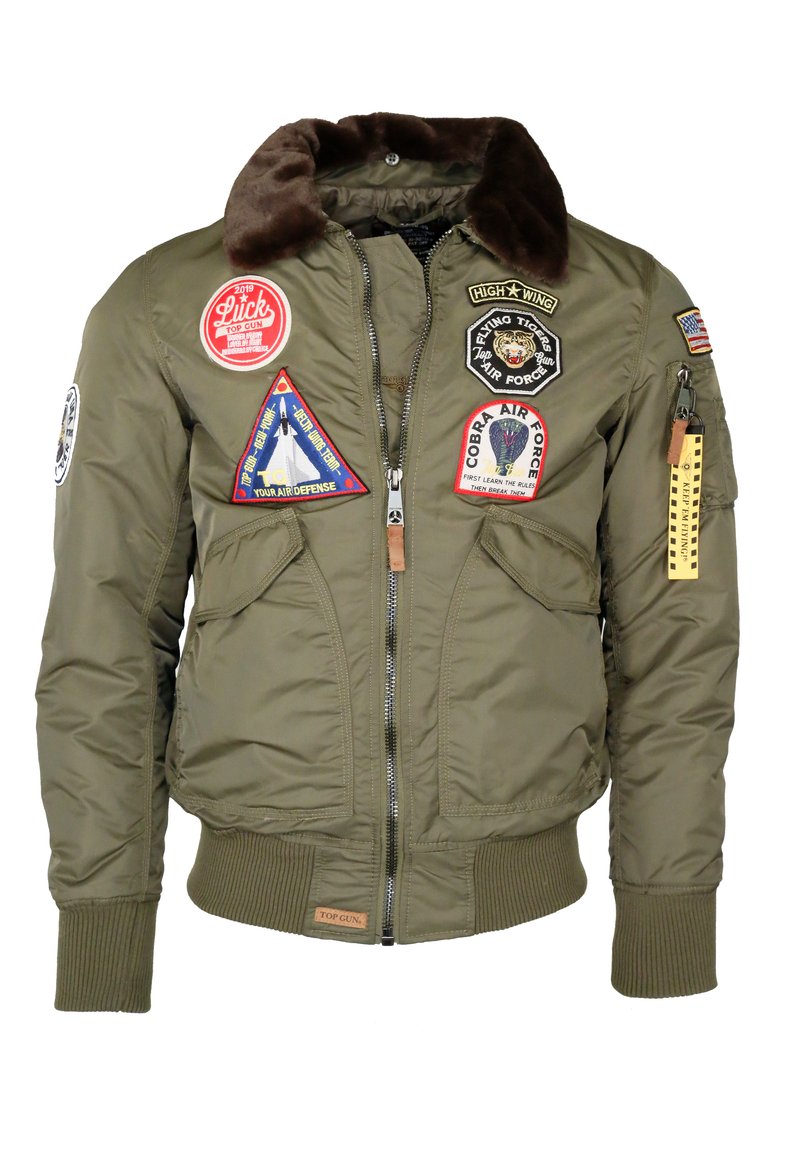TOP GUN Bomber Jacket olive Zalando.de