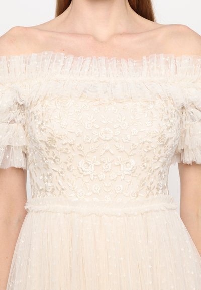 Needle & Thread MIDSUMMER BODICE OFF SHOULDER GOWN - Festklänning - exclusive cream