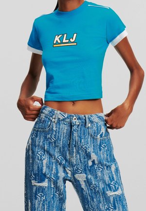 T-shirt imprimé - blue