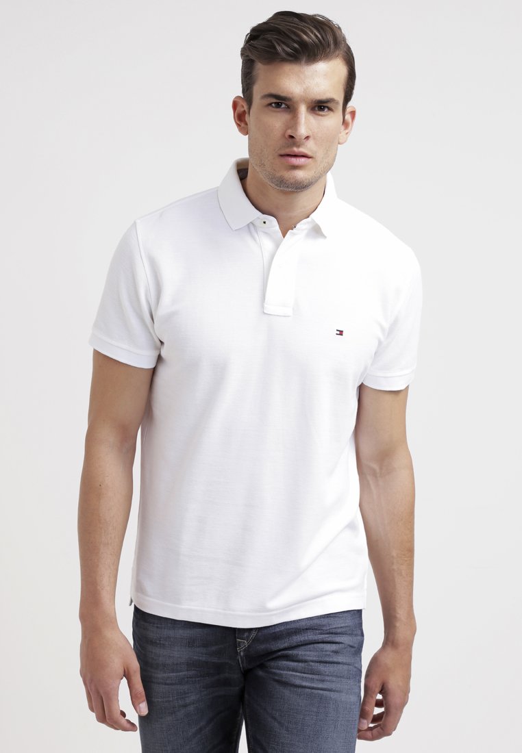 Tommy Hilfiger - PERFORMANCE REGULAR FIT - Poloskjorter - white, Forstørre