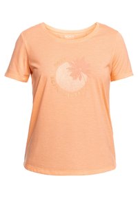 T-shirt Femme Roxy Chasing The Swell - Coupe Regular, Col Torsadé, Imprimé Sérigraphié - Lot De 1