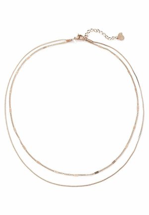 Hey Happiness MIXED CABLE AND BEAD  - Halskette - rosegoldfarben