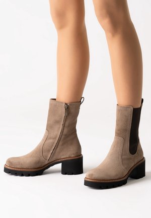 Paul Green, Bottines à plateau - beige