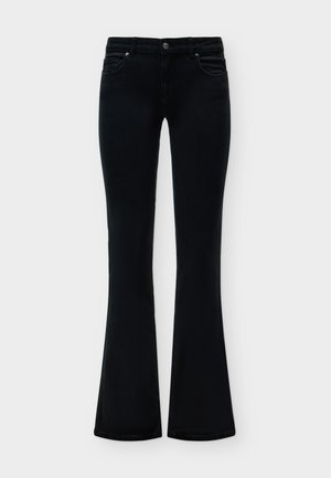 ONLY, ONLLOLA SUPER LOW WAIST FLARED - Jean flare - washed black