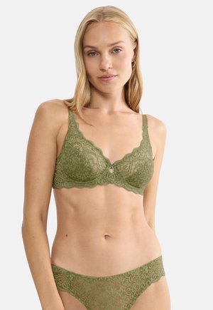 AMOURETTE - Krūšturis ar stīpiņu - olive gold