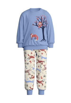 Calida, TODDLERS OUTDOOR BÜNDCHEN-PYJAMA SET - Pyjama - hydrangea blue
