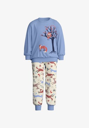 Calida, TODDLERS OUTDOOR BÜNDCHEN-PYJAMA SET - Pigiama - hydrangea blue