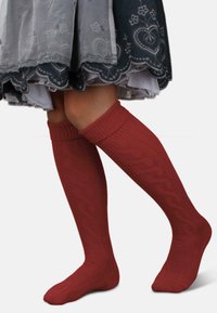 Normani TRADITIONAL KNEE TRACHTEN GARBS - Kniestrümpfe - burgund