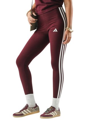 adidas Sportswear, W 3S SJ LEG - Legging (type pantalon) - bordeaux