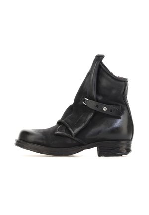 VAIN - Kovbojská/motorkárska členková čižma - black