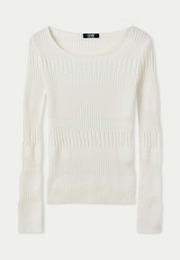 GOBI Cashmere Stickad tröja - white