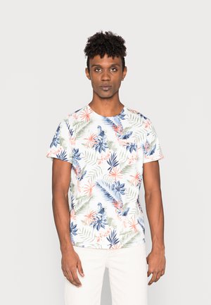 SANTA ROUND - Print T-shirt - offwhite