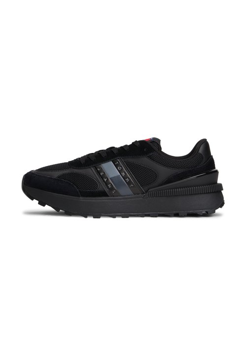 Tommy Jeans ESSENTIAL TECHNICAL MESH CLEAT TRAINERS - Sneakers low - black
