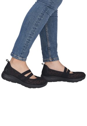 Rieker, RIEKER BALLERINAS M5075 - Ankle strap ballet pumps - black
