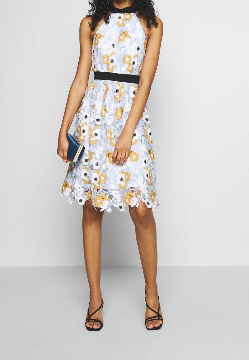 chi chi london blue and white dress Chi Chi London | Dresses | Chi Chi London Lace Dress In Blue Size