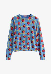 Ikke valgt, blue apple check pattern