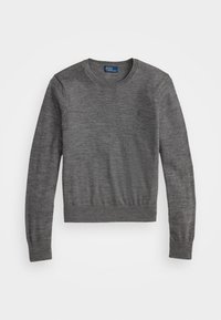 WOOL CREWNECK SWEATER - Pullover - flannel heather grey