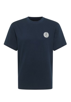 Mustang Print T-shirt - blau