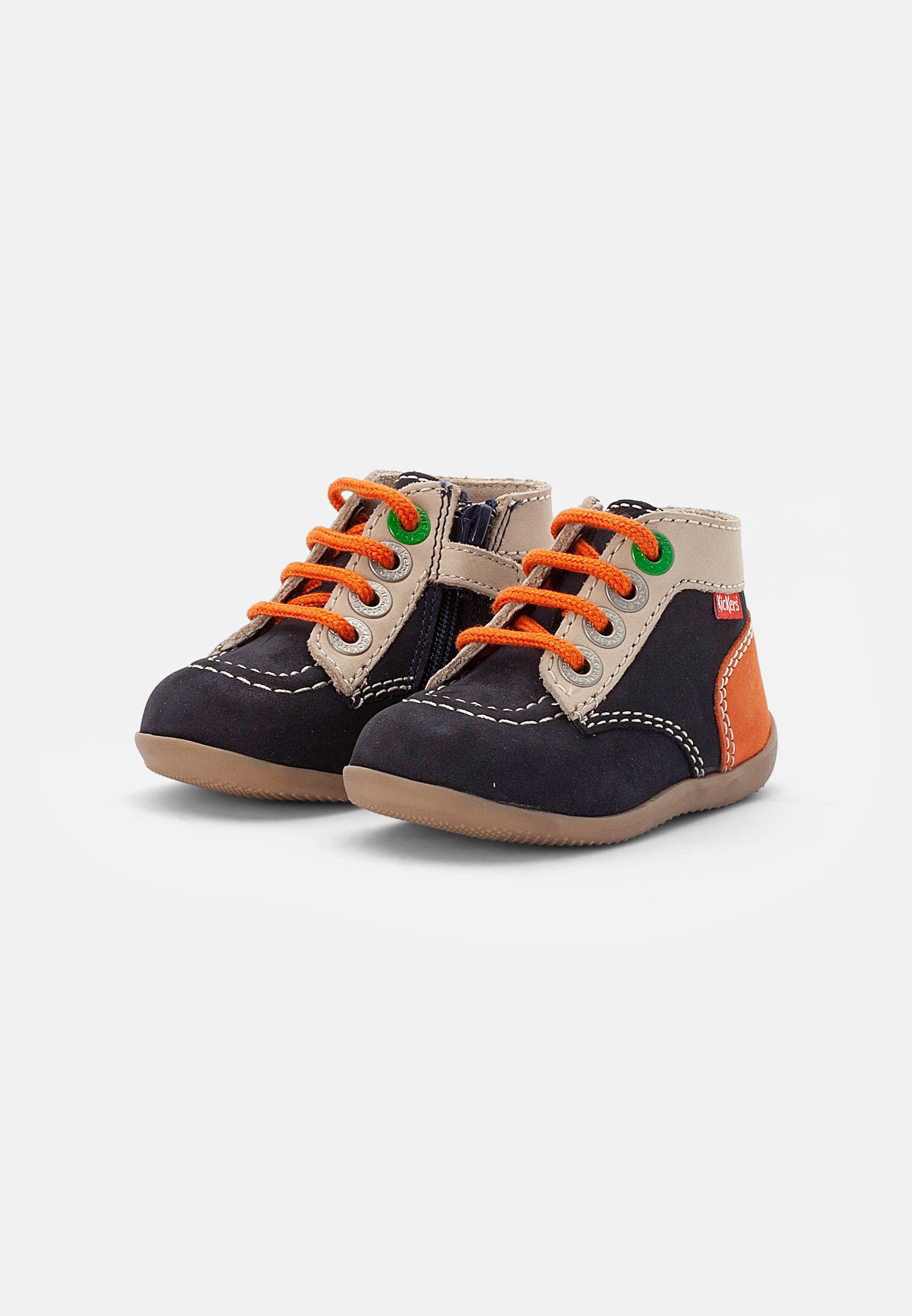 Kickers BONZIP UNISEX - Zapatos de bebé - marine beige orange/azul marino -  Zalando.es