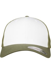 Flexfit Keps - green and white
