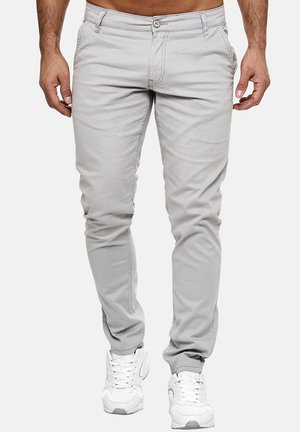 Pantalones chinos - grau