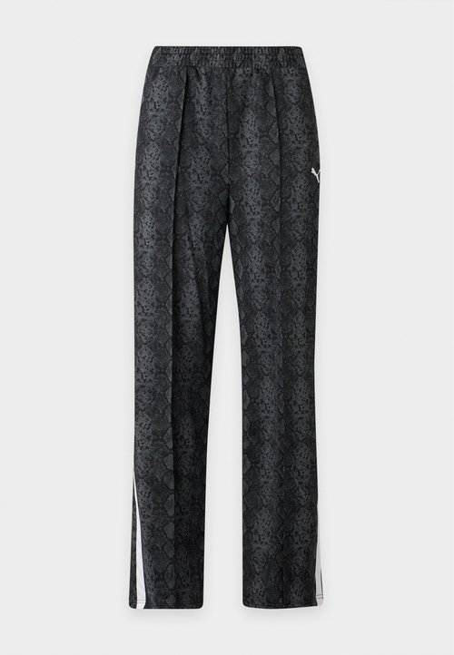 PUMA SNAKE STRAIGHT PANTS - Tracksuit bottoms - black — photo 5
