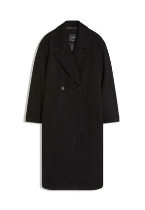 SOFT-TOUCH WRAP - Palton clasic - black