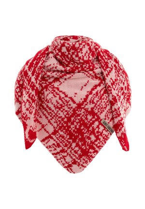 Sjaal - bright red blossom pink