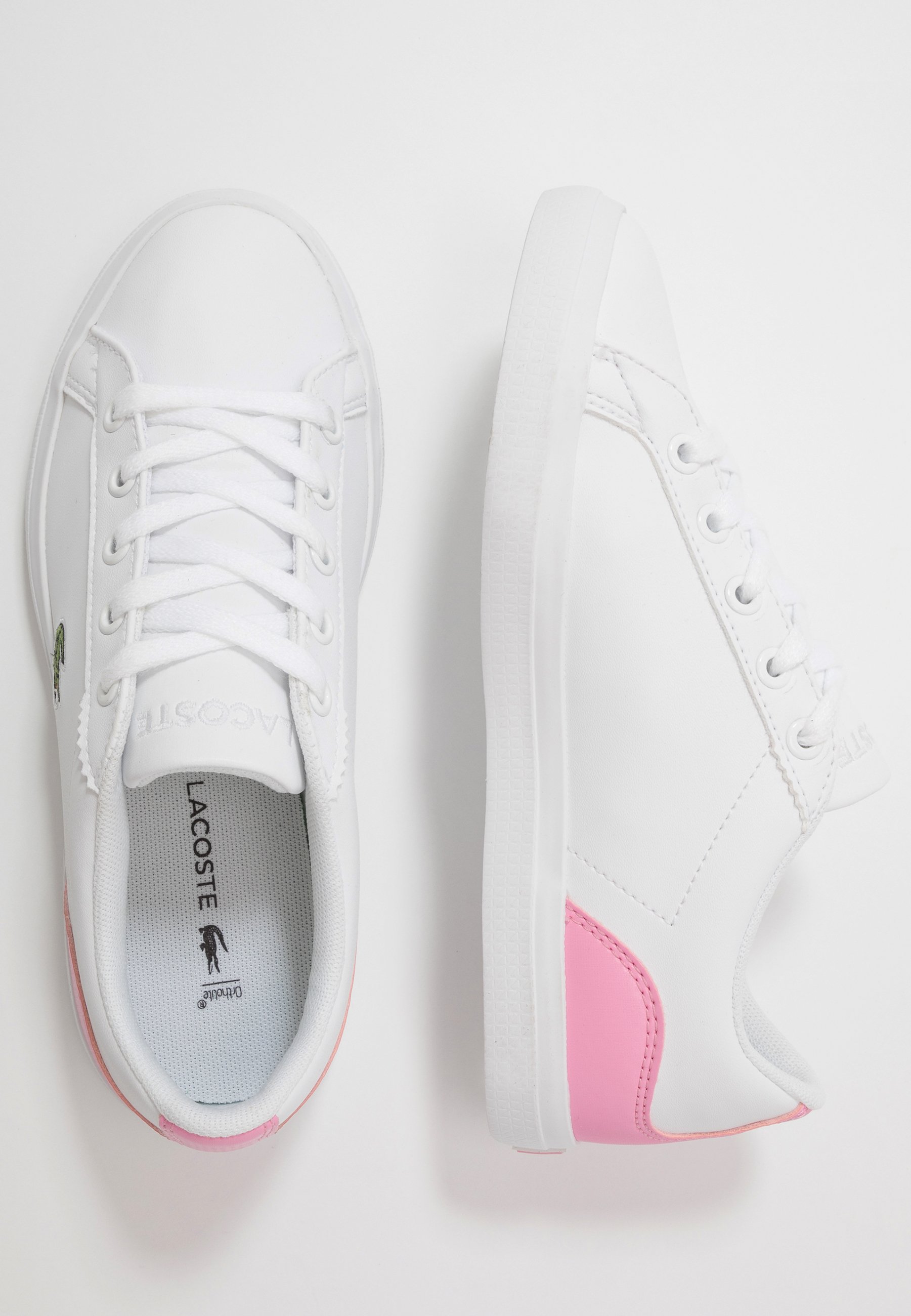 basket lacoste fille rose