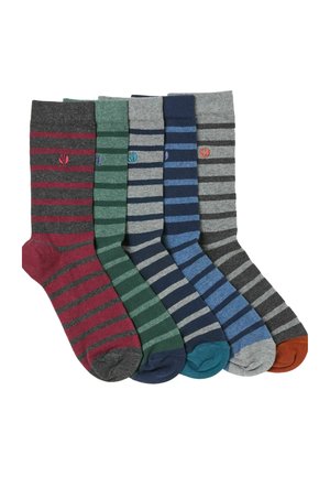 5 PAIRS OF STRIPE  - Socken - grey stripe