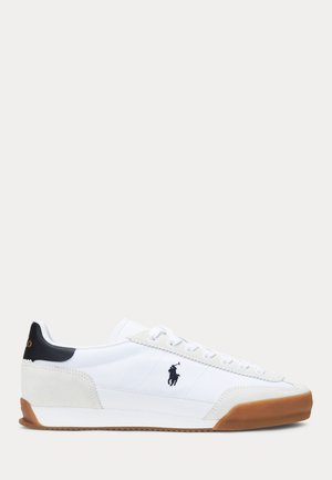 Polo Ralph Lauren, HESTER SUEDE & CANVAS SNEAKER - Tenisice - white/black