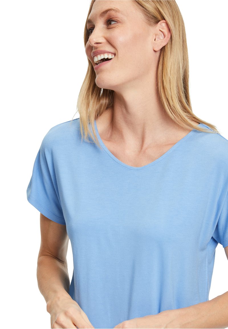 Damen T-Shirts | Betty Barclay T-Shirt basic ocean blue/blau - JV14531 Damen T-Shirts | Betty Barclay T-Shirt basic ocean blue/blau - JV14531