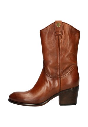 Cowboy-/Bikerlaarzen - cognac