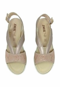Enval Soft Sandali con plateau - beige